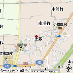京都府亀岡市曽我部町南条屋敷周辺の地図