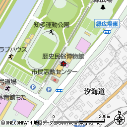 知多市歴史民俗博物館（ふゅうとりぃ・ちた）周辺の地図