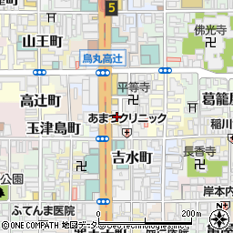 京都府京都市下京区因幡堂町710周辺の地図