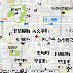 京都府京都市下京区吉文字町448周辺の地図