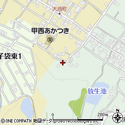 滋賀県湖南市平松590周辺の地図