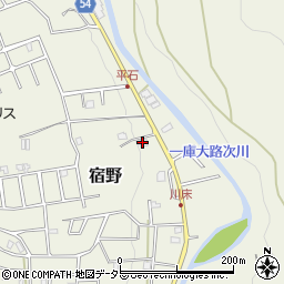 大阪府豊能郡能勢町宿野152周辺の地図