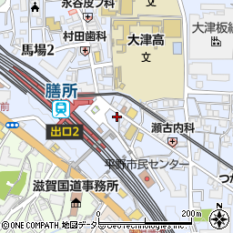 滋賀県大津市馬場2丁目11-11周辺の地図