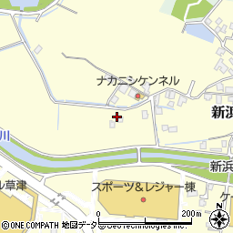 滋賀県草津市新浜町167周辺の地図