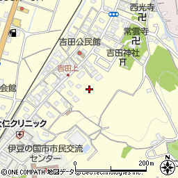 静岡県伊豆の国市吉田周辺の地図