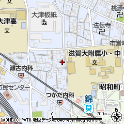 滋賀県大津市馬場3丁目7-18周辺の地図