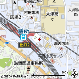 滋賀県大津市馬場2丁目11-10周辺の地図