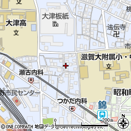 滋賀県大津市馬場3丁目7-3周辺の地図