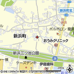 滋賀県草津市新浜町116周辺の地図