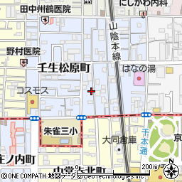 京都府京都市中京区壬生松原町32周辺の地図