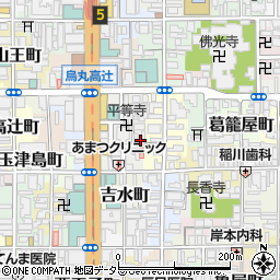 京都府京都市下京区因幡堂町719周辺の地図