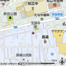 愛知県知立市長篠町新田東15周辺の地図
