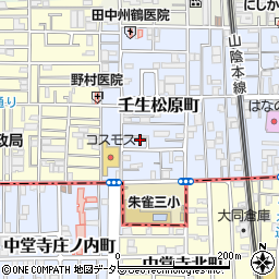 京都府京都市中京区壬生松原町43-19周辺の地図