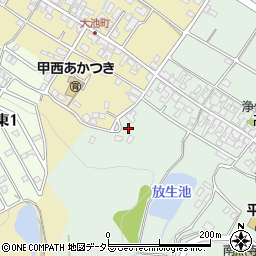 滋賀県湖南市平松618周辺の地図