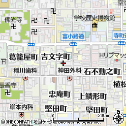 京都府京都市下京区吉文字町447-5周辺の地図