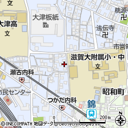 滋賀県大津市馬場3丁目7-17周辺の地図
