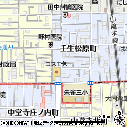 京都府京都市中京区壬生松原町42周辺の地図
