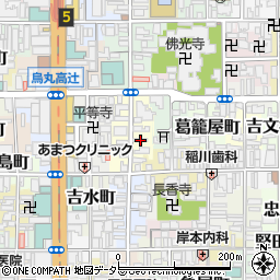 京都府京都市下京区燈籠町584周辺の地図
