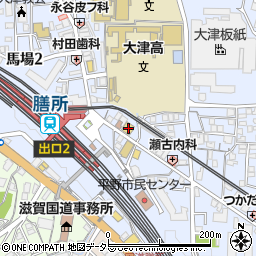 滋賀県大津市馬場2丁目10-16周辺の地図