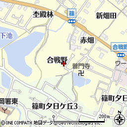 京都府亀岡市篠町篠合戦野16周辺の地図