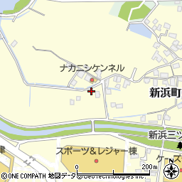 滋賀県草津市新浜町166周辺の地図