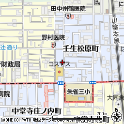 京都府京都市中京区壬生松原町61周辺の地図