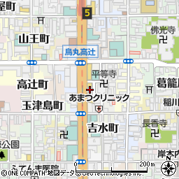 京都府京都市下京区因幡堂町713周辺の地図