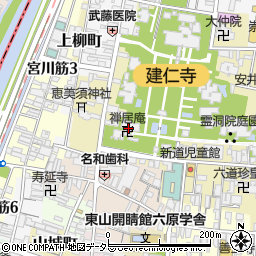 禅居庵周辺の地図