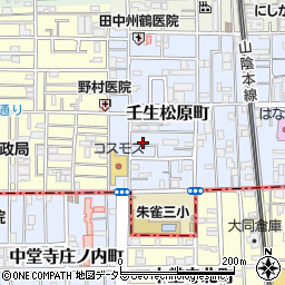 京都府京都市中京区壬生松原町43-25周辺の地図