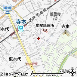 愛知県知多市八幡東水代2周辺の地図