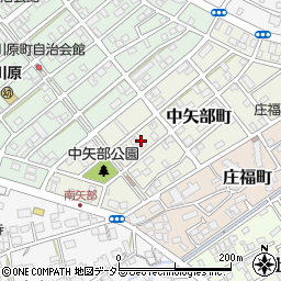 静岡県静岡市清水区中矢部町16周辺の地図