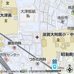 滋賀県大津市馬場3丁目7周辺の地図