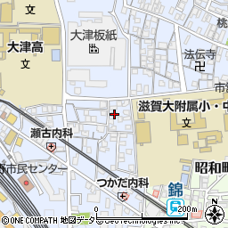 滋賀県大津市馬場3丁目7-4周辺の地図