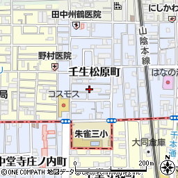 京都府京都市中京区壬生松原町43-15周辺の地図