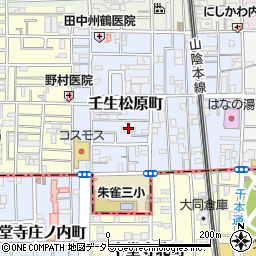 京都府京都市中京区壬生松原町43-7周辺の地図