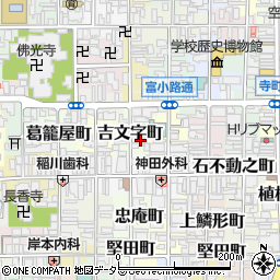京都府京都市下京区吉文字町447-7周辺の地図