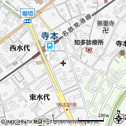 愛知県知多市八幡東水代118周辺の地図