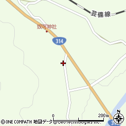 広島県庄原市東城町小奴可1404-2周辺の地図