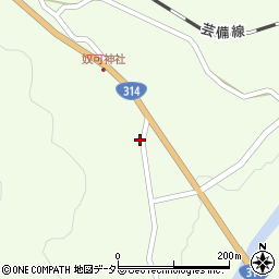 広島県庄原市東城町小奴可1404周辺の地図