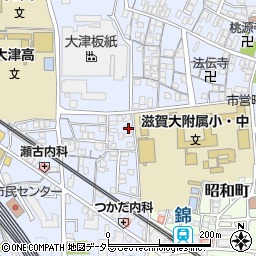 滋賀県大津市馬場3丁目7-16周辺の地図