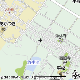 滋賀県湖南市平松623周辺の地図