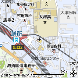 滋賀県大津市馬場2丁目10-18周辺の地図