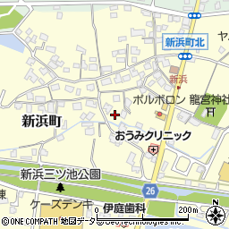 滋賀県草津市新浜町96-2周辺の地図