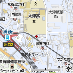 滋賀県大津市馬場3丁目4-18周辺の地図