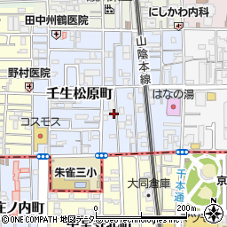 京都府京都市中京区壬生松原町32-4周辺の地図