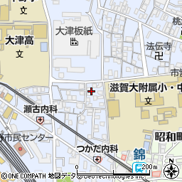 滋賀県大津市馬場3丁目7-5周辺の地図