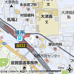 滋賀県大津市馬場2丁目10-21周辺の地図