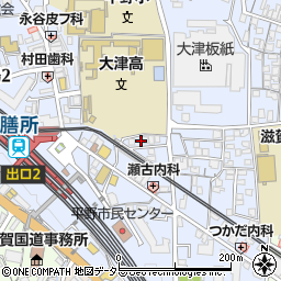 滋賀県大津市馬場3丁目4-16周辺の地図