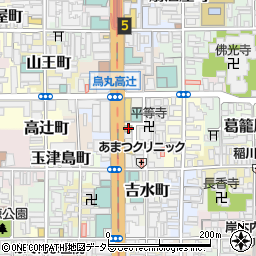 京都府京都市下京区因幡堂町714周辺の地図