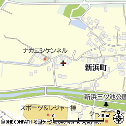 滋賀県草津市新浜町160周辺の地図